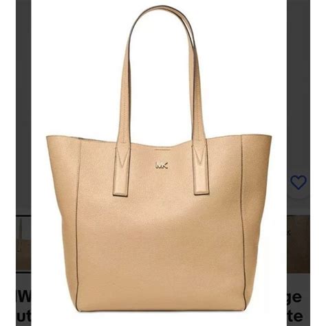 michael kors nwt junie large pebbled leather tote|Michael Michael Kors Junie Large Leather Tote .